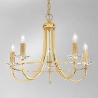KOLARZ Imperial chandelier, five-bulb