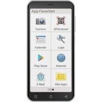 emporiaSMART.5 mini, senior mobile phone, 4G VoLTE, contract-free senior smartphone, mobile phone with emergency button, 4.95-inch display, Android 13, 13 MP camera, black