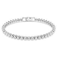 Swarovski Women's Emily Bracelet, Brilliant White Crystals with Rhodium Plating, from the Swarovski Emily Collection