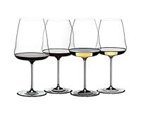 Riedel 5123/47 Winewings Tasting Wine Glass Set, Set of 4, Clear