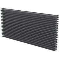 Ximax Aurora Duplex Horizontal Designer Radiator 600mm x 1200mm Anthracite 5413BTU (190GL)