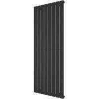 Ximax Oxford Single Designer Radiator 1500 x 595mm 3280Btu in Black Steel