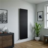 Ximax Oxford Single Designer Radiator 1800 x 595mm 3901Btu in Black Steel