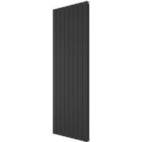 Ximax Oxford Duo Designer Radiator 1800 x 595mm 5369Btu in Black Steel
