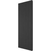 Ximax Oxford Duo Designer Radiator 1800 x 670mm 6038Btu in Black Steel