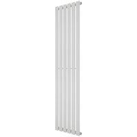 Azur Ilios 1800mm x 448mm 2966BTU White Vertical Designer Radiator (669YR)