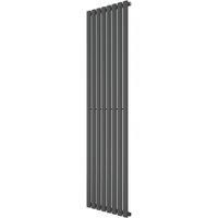 Azur Eclipse 1800mm x 480mm 3341BTU Anthracite Vertical Designer Radiator (976YR)