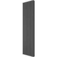 Azur Eclipse Duplex 1800mm x 480mm 4672BTU Anthracite Vertical Designer Radiator (269YR)