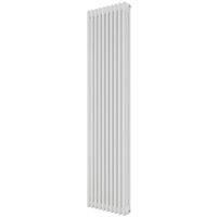 Azur 1800mm x 470mm 5683BTU White Vertical 3 Column Radiator (317YR)