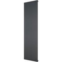 Ximax George 1800mm x 485mm 3727BTU Anthracite Vertical Designer Radiator (587YE)