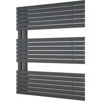 Ximax Watson Open 765mm x 600mm 1382BTU Anthracite Vertical Towel Radiator (482YE)