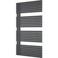Ximax Watson Open 1185mm x 600mm 1925BTU Anthracite Vertical Towel Radiator (514YE)