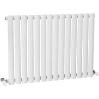 Ximax Bristol Designer Radiator 600 x 816mm 2143Btu Single in White Steel