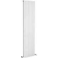 Ximax Bristol Designer Radiator 1800 x 468mm 4737Btu Double in White Steel