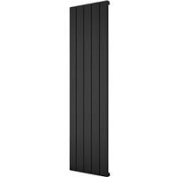 Azur Corvus Aluminium Designer Radiator 1800 x 470mm in Black
