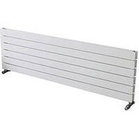 Ximax Vertirad Duplex Satin White Horizontal Designer Panel Radiator, (W)1500mm X (H)445mm