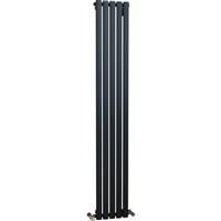 Ximax Bristol Designer Radiator 1800 x 294mm 2109Btu Single in Anthracite Steel