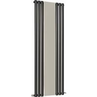 Ximax Bristol Single Mirror Designer Radiator 1800 x 590mm 2853BTU in Anthracite Steel