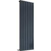 Ximax Buckingham Square Tube Designer Radiator 1800 x 585mm 6198Btu in Anthracite Steel