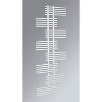 Ximax ParallelRail 694W White Towel warmer (H)1760mm (W)650mm