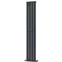 Ximax Vertirad Anthracite Horizontal Or Vertical Designer Radiator, (W)295mm X (H)1800mm