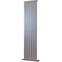 Ximax Vertirad Horizontal or vertical Designer Radiator Silver effect (W)445mm (H)1800mm