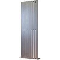 Ximax Vertirad Horizontal or vertical Designer Radiator Silver effect (W)595mm (H)1800mm