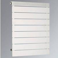 Ximax Viola Satin White Horizontal Designer Panel Radiator, (W)500mm X (H)500mm