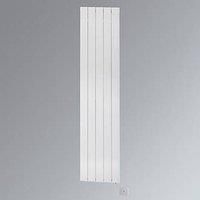 Ximax Vertirad Electric Vertical Designer radiator White (H)900 mm (W)520 mm