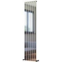 Ximax Vertirad Chrome Effect Chrome Effect Horizontal Or Vertical Designer Radiator, (W)410mm X (H)1800mm