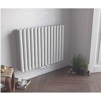 Ximax Fortuna Duplex White Horizontal Designer Radiator, (W)1180mm X (H)600mm