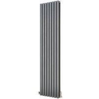 Ximax Fortuna Duplex Vertical Designer Radiator Anthracite (W)236mm (H)1800mm