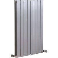 Ximax Vertirad Duplex Universal Horizontal or vertical Designer Radiator Silver effect (W)595mm (H)900mm