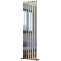 Ximax Vertirad Horizontal or vertical Designer Radiator Chrome Chrome effect (W)480mm (H)1800mm