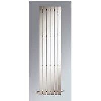 Ximax Vulkan Square White Vertical Designer Radiator, (W)285mm X (H)1800mm