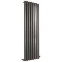 Ximax Vulkan Vertical Designer Radiator Anthracite (W)585mm (H)1500mm
