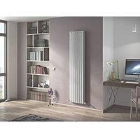 Ximax Champion Duplex Vertical Designer radiator White (H)1800 mm (W)294 mm