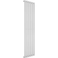 Azur Emilia Designer Panel Radiator 1800 x 448mm 2966Btu in White Steel