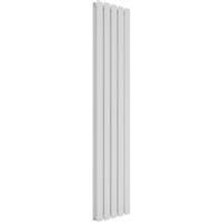 Azur Emilia Duplex Designer Panel Radiator 1800 x 372mm 3864Btu in White Steel