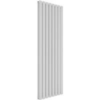 Azur Emilia Duplex Designer Panel Radiator 1800 x 600mm 6178Btu in White Steel