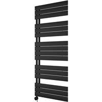 Ximax Oxford Open Electric Designer Towel Radiator 1495 x 600mm in Black Steel
