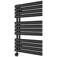 Ximax Bristol Open Electric Designer Towel Radiator 816 x 500mm in Black