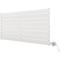 Ximax Oceanus Horizontal Electric Designer Radiator 595 x 1200mm White 3070BTU (777TR)