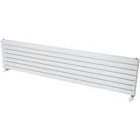 Ximax Champion Duplex Satin White Horizontal Designer Radiator, (W)1800mm X (H)410mm