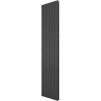 Ximax Vertirad Slimline Duplex Deluxe Matt Anthracite Vertical Designer Panel Radiator, (W)445mm X (H)1800mm