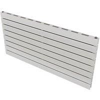 Ximax Vertirad Slimline Duplex Deluxe Satin White Horizontal Designer Panel Radiator, (W)1200mm X (H)595mm