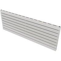 Ximax Vertirad Slimline Duplex Deluxe Satin White Horizontal Designer Panel Radiator, (W)1600mm X (H)595mm