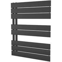Ximax Oceanus Open Designer Towel Radiator 745mm x 600mm Black 1526BTU (344GL)