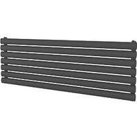 Ximax Fortuna Horizontal Designer Radiator 410mm x 1200mm Anthracite 1846BTU (887GL)