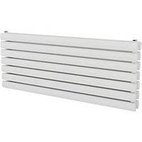 Ximax Fortuna Duplex Horizontal Designer Radiator 410mm x 1000mm White 2519BTU (567GL)